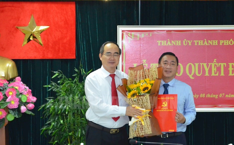 Đồng chí Phạm Thành Kiên giữ chức Bí thư Quận ủy quận 3