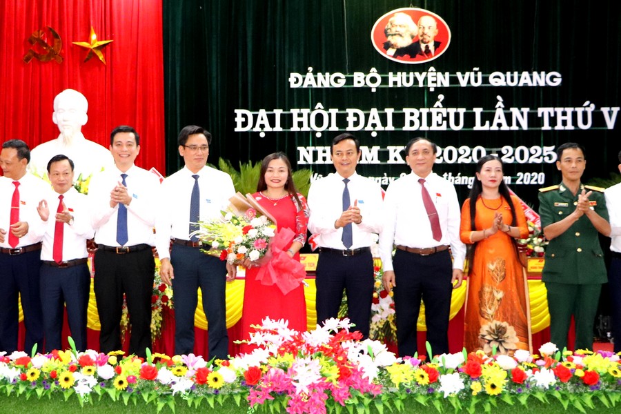 Đại hội Đảng bộ huyện Vũ Quang trực tiếp bầu bí thư