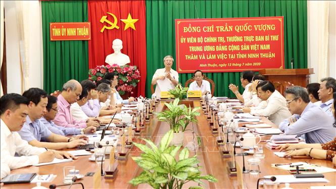 Ninh Thuận cần hết sức coi trọng chất lượng nhân sự cấp ủy khóa mới
​