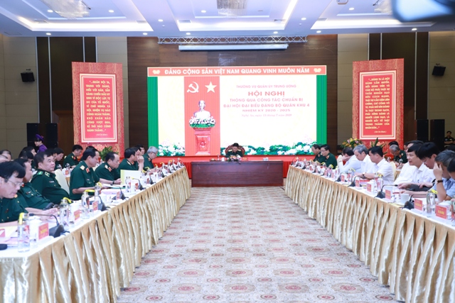 Thông qua công tác chuẩn bị Đại hội Đại biểu Đảng bộ Quân khu 4