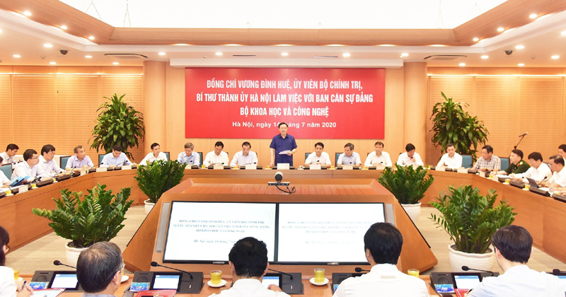 Phấn đấu năm 2025, đầu tư cho khoa học và công nghệ chiếm 70 tổng đầu tư của Hà Nội