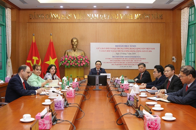 Hội đàm trực tuyến Việt Nam - Cu-ba trong bối cảnh đại dịch COVID-19