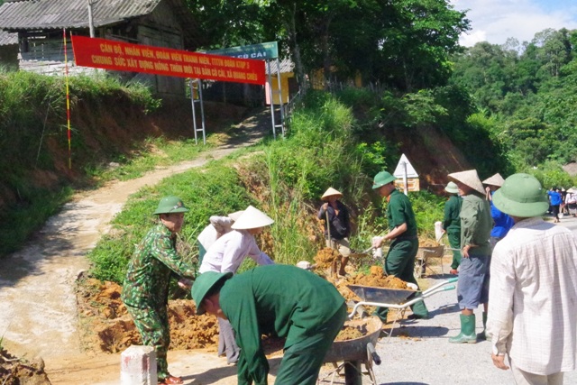 Hoàn thành công tác dân vận đợt 2 tại bản 3 “không”