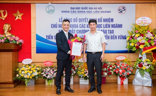 ĐHQGHN Bổ nhiệm Chủ nhiệm Khoa Các khoa học liên ngành