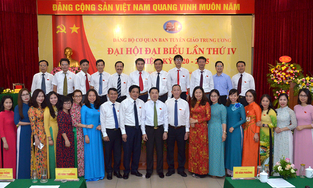 Đại hội Đảng bộ Cơ quan Ban Tuyên giáo Trung ương lần thứ IV