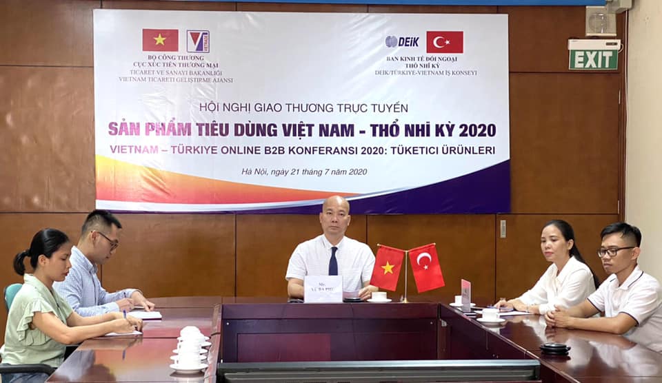 Giao thương trực tuyến sản phẩm tiêu dùng Việt Nam – Thổ Nhĩ Kỳ
