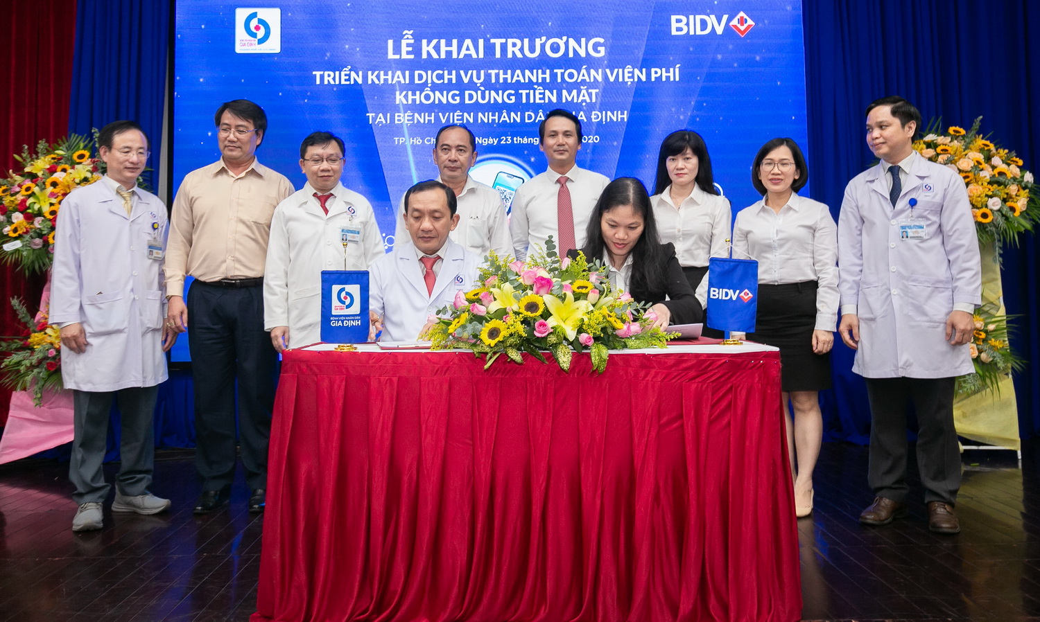 BIDV và Bệnh viện ND Gia Định triển khai dịch vụ thanh toán viện phí không dùng tiền mặt