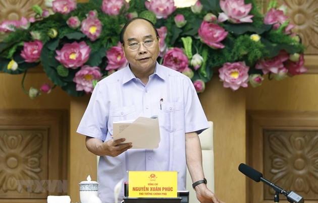 Thủ tướng Nguyễn Xuân Phúc chủ trì họp cơ cấu lại hệ thống các tổ chức tín dụng