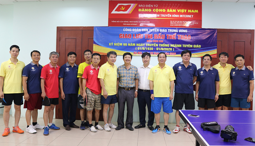 Giải bóng bàn chào mừng 90 năm Ngày truyền thống ngành Tuyên giáo