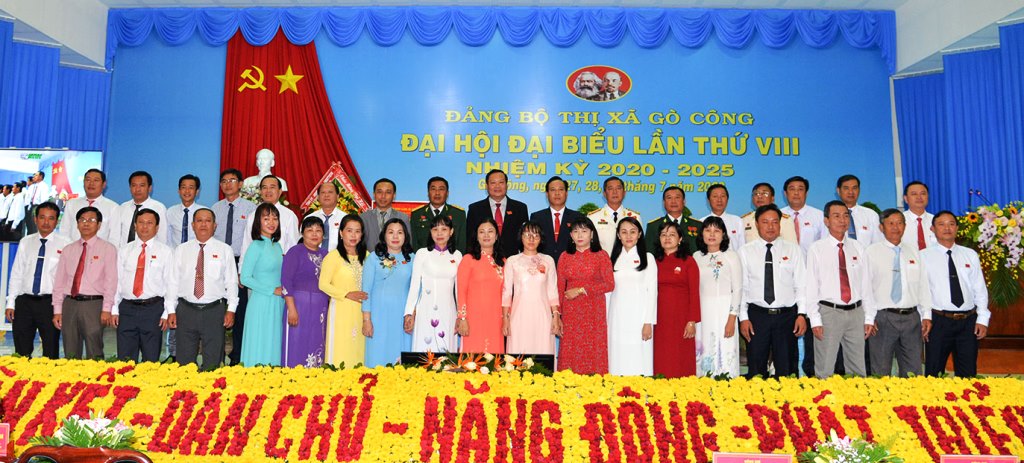 Đại hội đại biểu Đảng bộ thị xã Gò Công thành công tốt đẹp