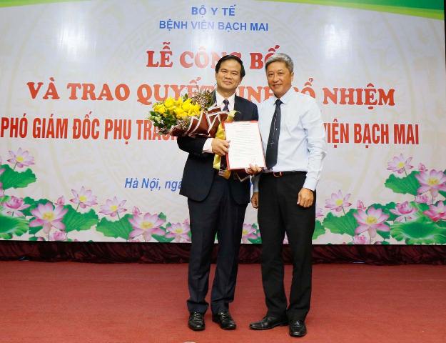Bộ Y tế bổ nhiệm PGS TS Đào Xuân Cơ làm Phó Giám đốc Bệnh viện Bạch Mai