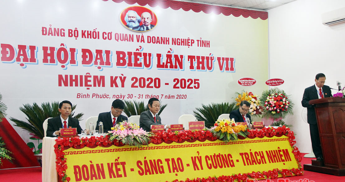 Bình Phước Nhiều đảng bộ tổ chức Đại hội nhiệm kỳ 2020 - 2025