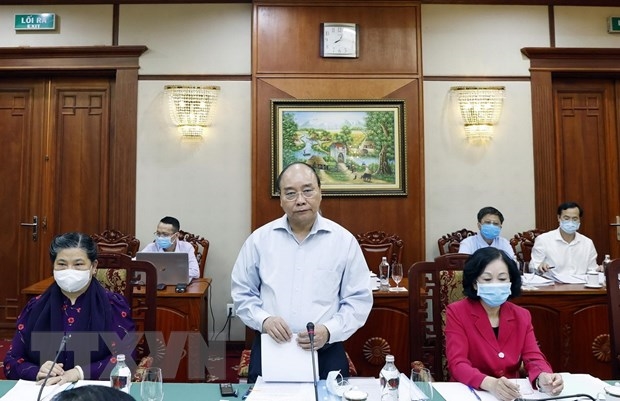 Bộ Chính trị tiếp tục làm việc theo nhóm với các đảng bộ trực thuộc Trung ương