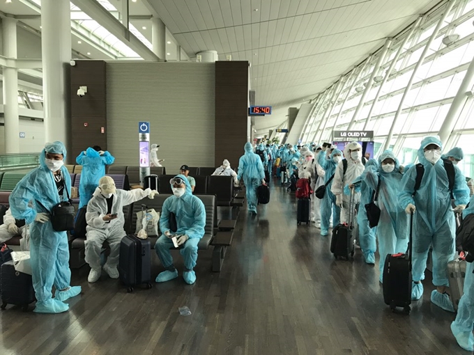 Đưa công dân Việt Nam từ Hàn Quốc về nước