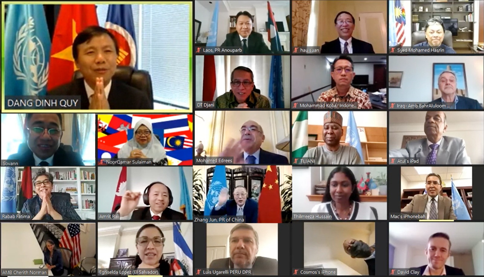 Kỷ niệm 53 năm thành lập ASEAN cùng các nước thành viên Liên hợp quốc