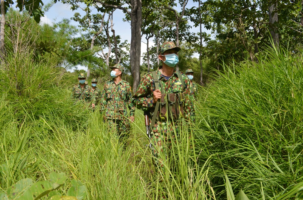 Bộ đội Biên phòng Đắk Lắk quyết tâm không để dịch lây lan qua biên giới