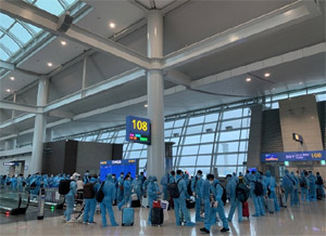 313 công dân Việt Nam từ Hàn Quốc về nước an toàn