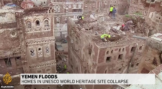 Yemen Thành phố cổ Sanaa bị đe dọa bởi mưa lũ kéo dài