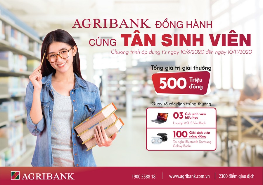 Agribank Đồng hành cùng Tân sinh viên 2020
