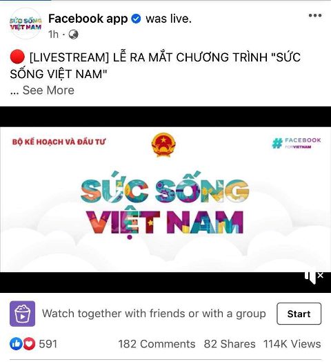 Hàng triệu lượt hưởng ứng livestream chương trình “Sức sống Việt Nam”