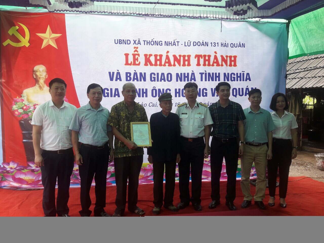 Lữ đoàn 131 bàn giao nhà tình nghĩa tại Lào Cai