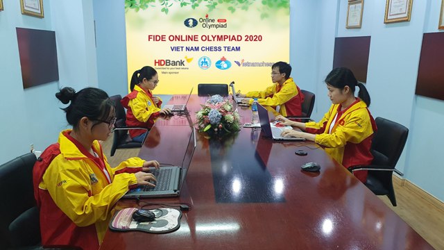 Giải cờ vua Online Olympiad 2020 Việt Nam không thể tiến sâu