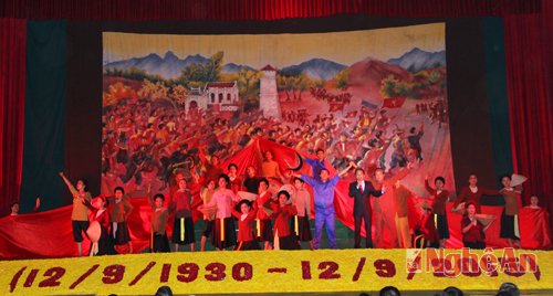 Tổ chức tuyên truyền kỷ niệm 90 năm Ngày Xô Viết - Nghệ Tĩnh