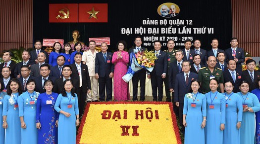Đồng chí Trần Hoàng Danh tái đắc cử Bí thư Quận ủy 12