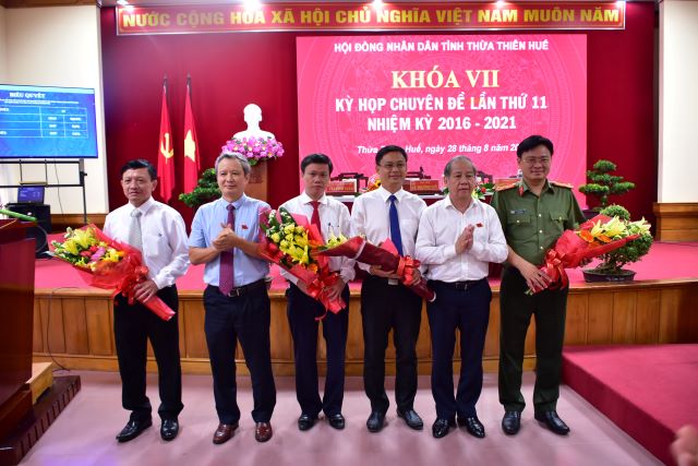 Đồng chí Nguyễn Thanh Bình giữ chức Phó Chủ tịch UBND tỉnh Thừa Thiên Huế