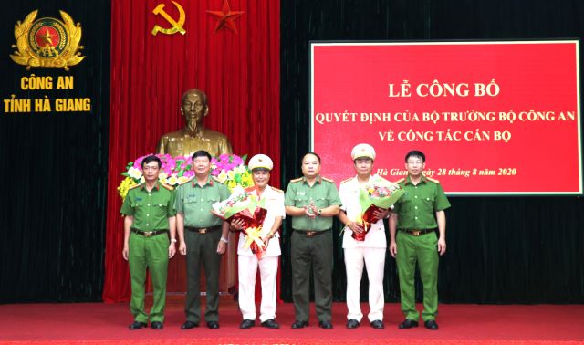 Hà Giang có thêm 2 Phó Giám đốc Công an tỉnh