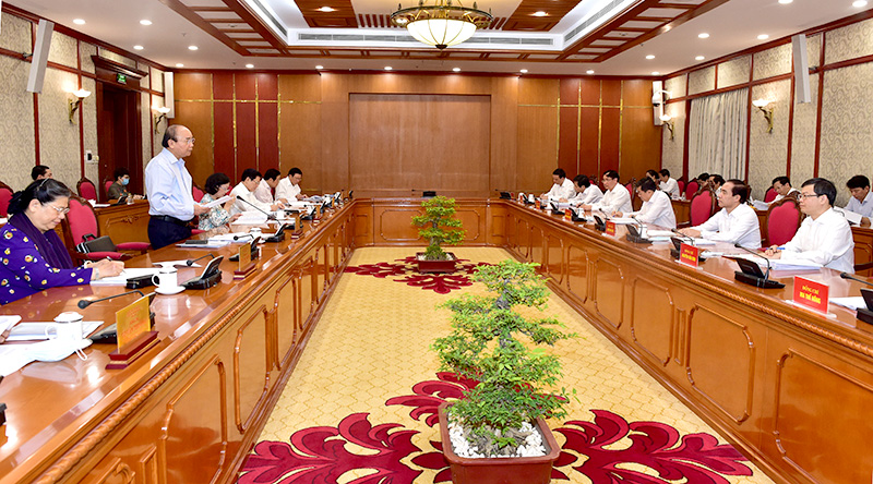 Bộ Chính trị làm việc với 12 Đảng bộ chuẩn bị đại hội nhiệm kỳ 2020 - 2025