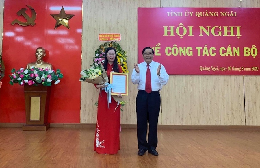 Trao Quyết định chuẩn y Bí thư Tỉnh ủy và bổ nhiệm Phó Bí thư Tỉnh uỷ Quảng Ngãi