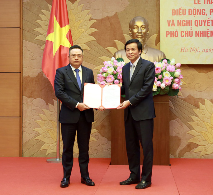 Tiếp nhận, bổ nhiệm ông Trần Sỹ Thanh giữ chức vụ Phó Chủ nhiệm Văn phòng Quốc hội