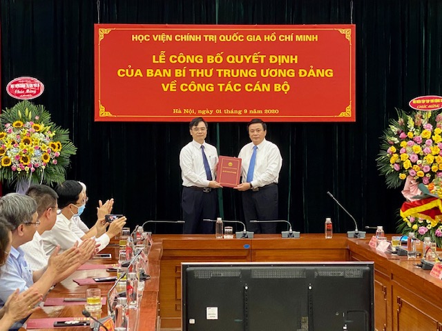 PGS TS Dương Trung Ý giữ chức Phó Giám đốc Học viện Chính trị quốc gia HCM