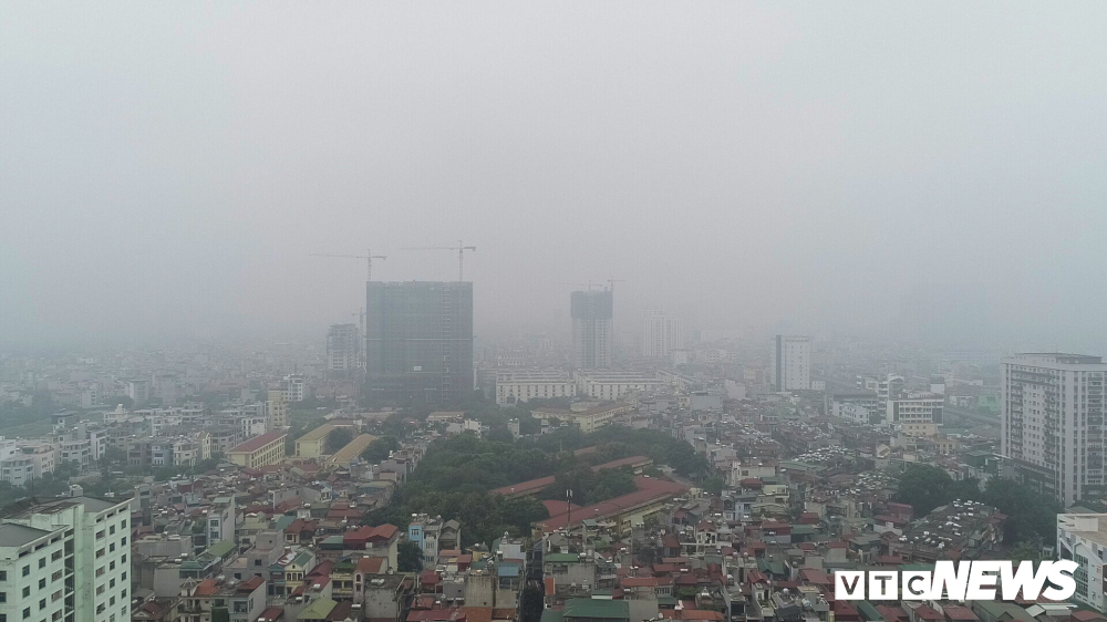 Chất lượng không khí Hà Nội ở mức xấu, có hại cho sức khỏe