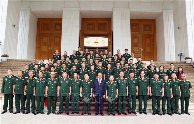 Thủ tướng Nguyễn Xuân Phúc tiếp Đoàn đại biểu tướng lĩnh, sỹ quan Cục Tác chiến