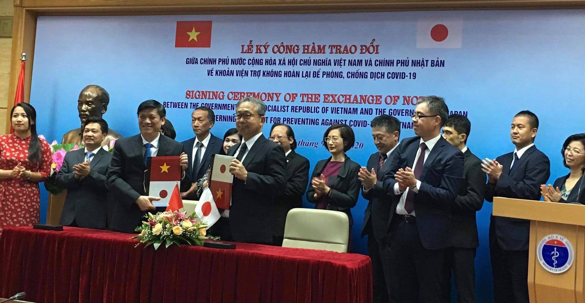 Nhật Bản viện trợ không hoàn lại cho Việt Nam 2 tỷ Yên để phòng, chống COVID-19