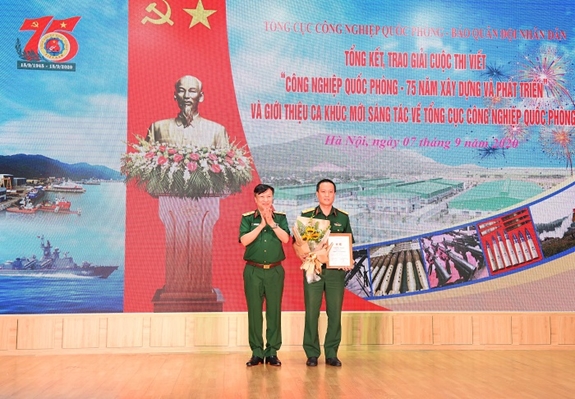 20 tác phẩm đoạt giải Cuộc thi viết “Công nghiệp quốc phòng - 75 năm xây dựng và phát triển”