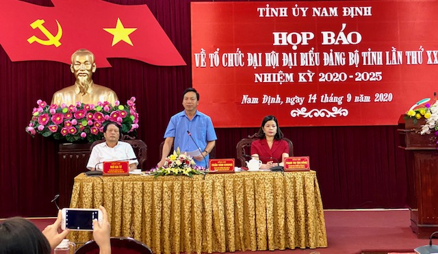 Đại hội đại biểu Đảng bộ tỉnh Nam Định lần thứ XX diễn ra từ ngày 23 - 26 9