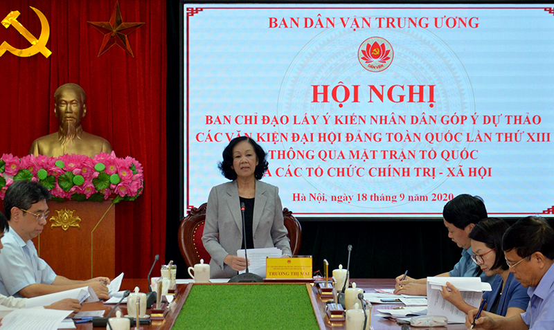 Lấy ý kiến nhân dân trên tinh thần cầu thị, lắng nghe