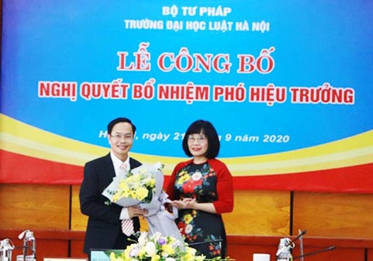 Đại học Luật Hà Nội có tân Phó Hiệu trưởng