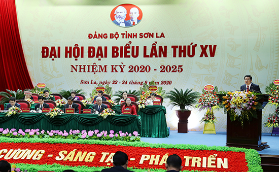 Khai mạc Đại hội đại biểu Đảng bộ tỉnh Sơn La lần thứ XV