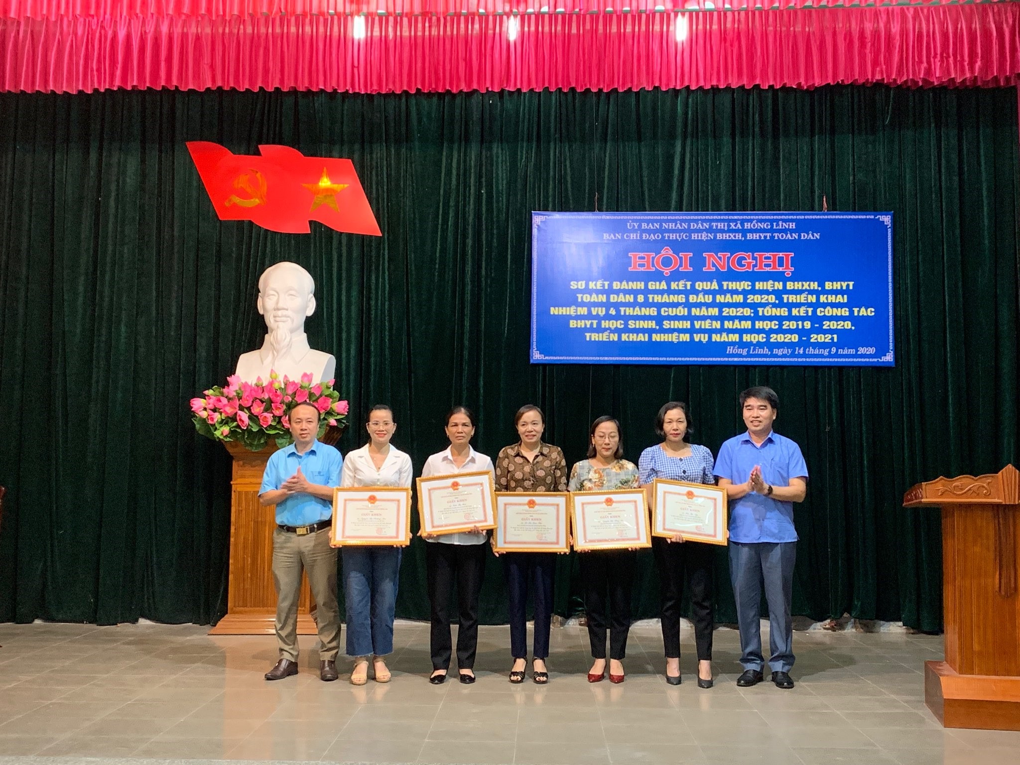 Thị xã Hồng Lĩnh Đảm bảo duy trì 100 học sinh, sinh viên tham gia BHYT