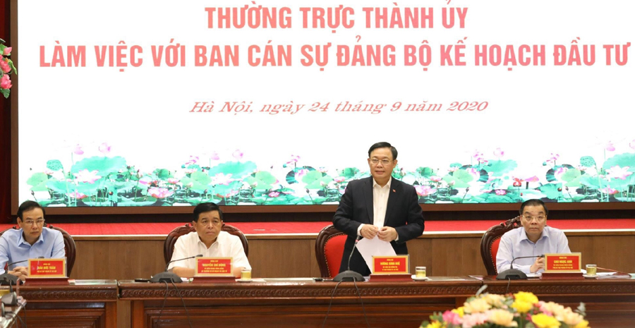 Hà Nội - Bộ Kế hoạch và Đầu tư Tăng cường phối hợp quy hoạch, thu hút đầu tư