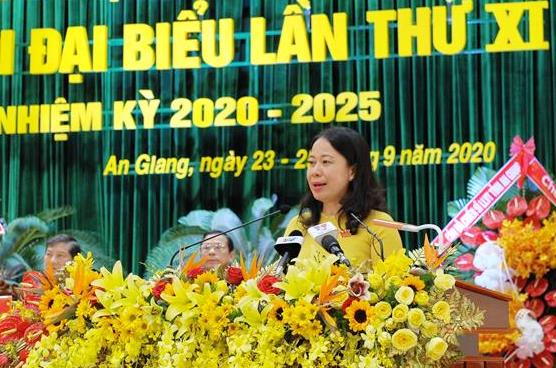 Đồng chí Võ Thị Ánh Xuân tái đắc cử Bí thư Tỉnh ủy An Giang