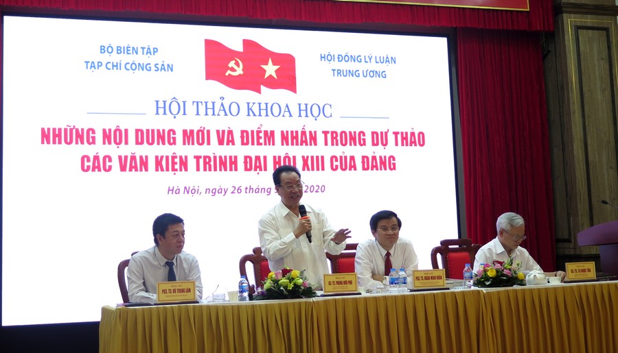 “Những nội dung mới và điểm nhấn trong dự thảo các văn kiện trình Đại hội XIII của Đảng”