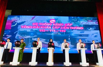 TP Hồ Chí Minh Ra mắt hệ thống nâng cấp tổng đài khẩn cấp liên thông 113-114-115