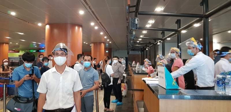Thông tin liên quan tới hành khách từ Hàn Quốc về Việt Nam ngày 30 9
