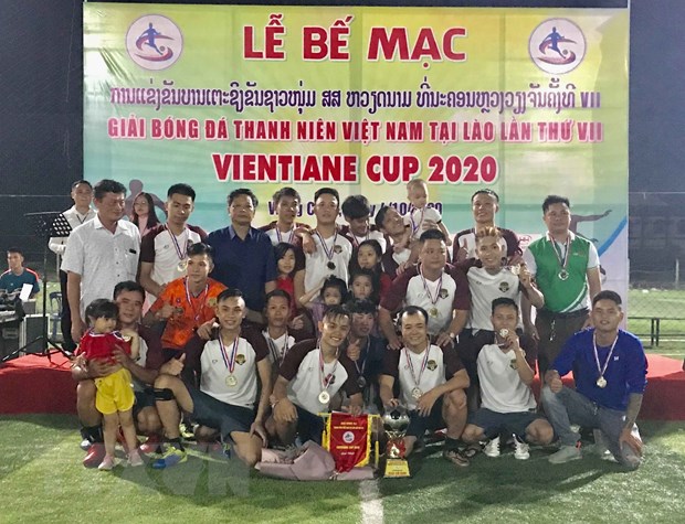 Bế mạc giải bóng đá thanh niên Việt Nam tại Lào lần thứ 7