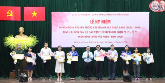 TP Hồ Chí Minh tuyên dương tập thể, cá nhân điển hình “Dân vận khéo”